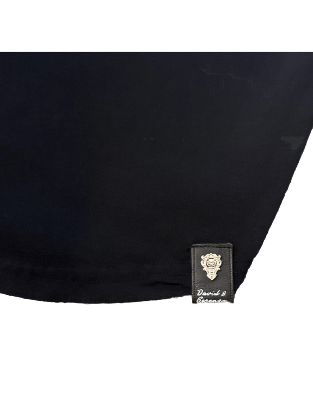 David & Gerenzo Black Rhinestone Wing Eagle Graphic Tee Edgy Streetwear Shirt L - Picture 7 of 15